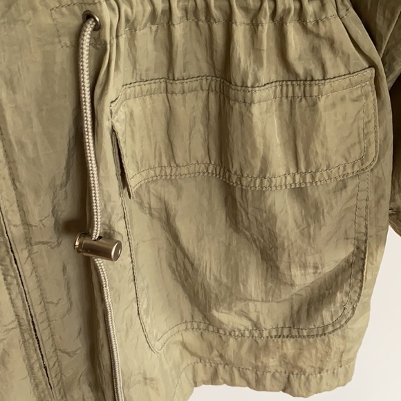 GAP HOODED JACKET WITH CINCH WAIST - Picture 7 of 14